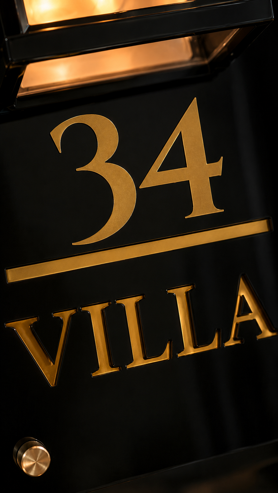 Plaque Luxe Solaire- Villa