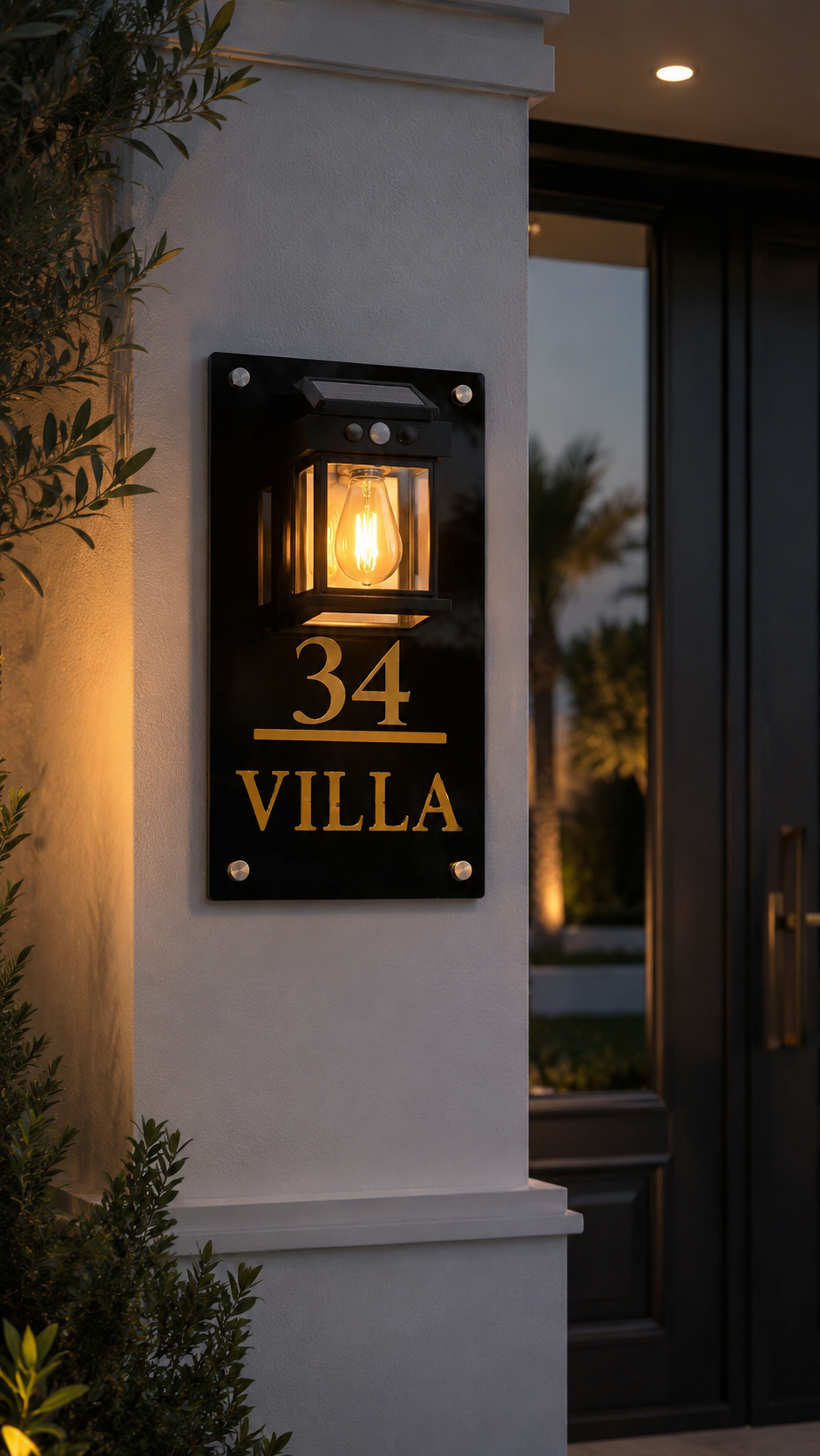 Plaque Luxe Solaire- Villa